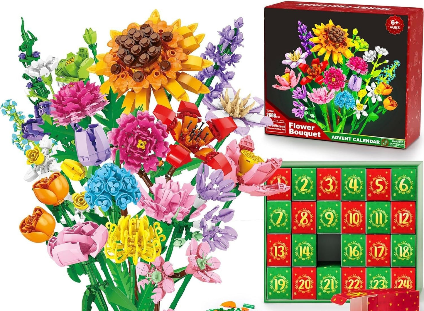 Calendario de Adviento Floral